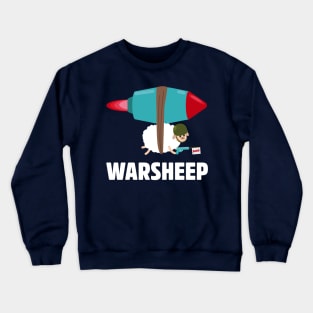 Funny War Sheep | Gift Ideas | Cute Pets Crewneck Sweatshirt